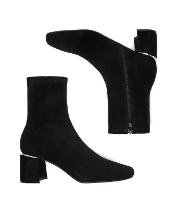 Botine dama,  negru, W4LD191204,