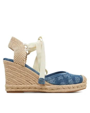 Espadrile dama,  albastru, piele ecologica