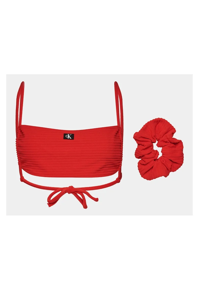Top de baie dama,  bikini rosu