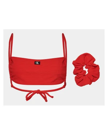 Top de baie dama,  bikini rosu