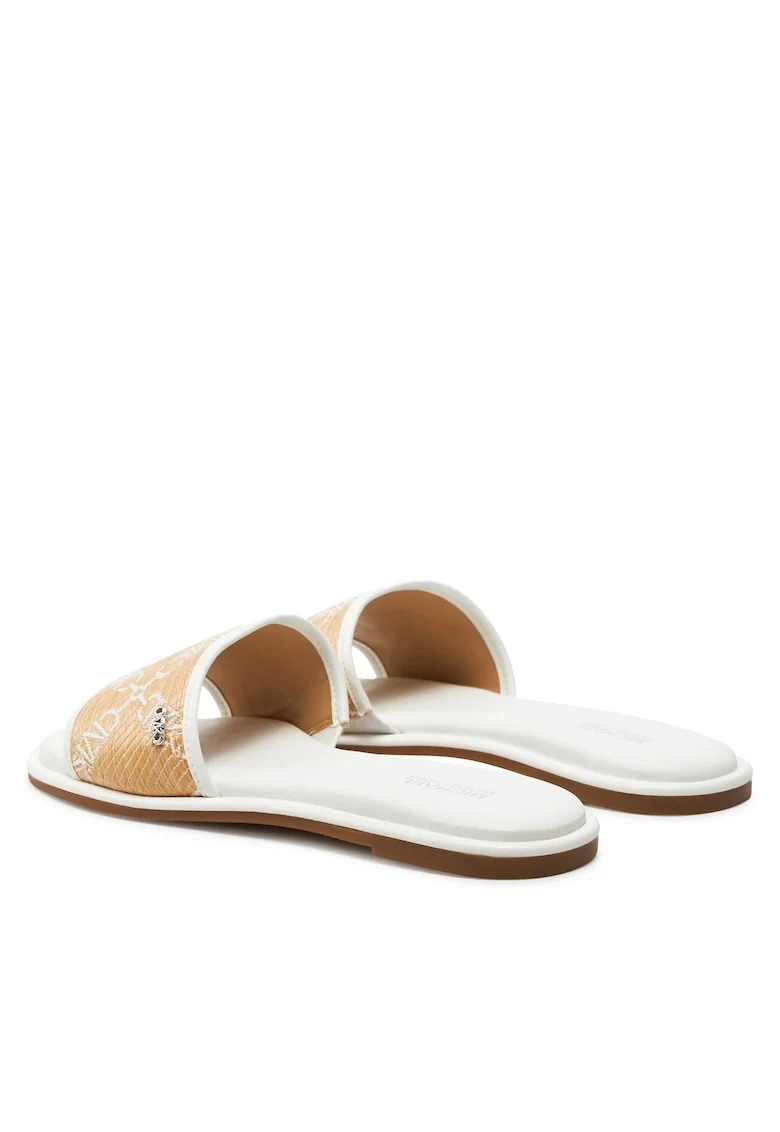 Slapi dama  Nat/Opticwht, piele naturala,
