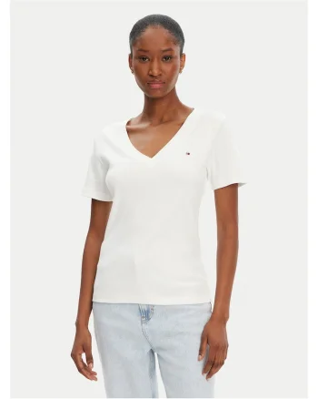 Tricou dama,  ecru, logo,