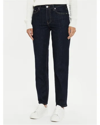 Blugi dama  model Straight Fit, Bleumarin,
