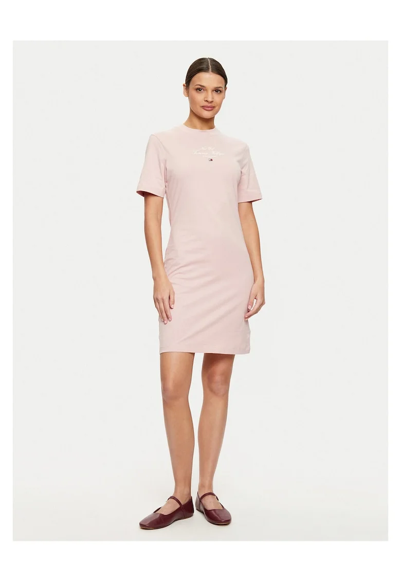Rochie de zi  roz, femei