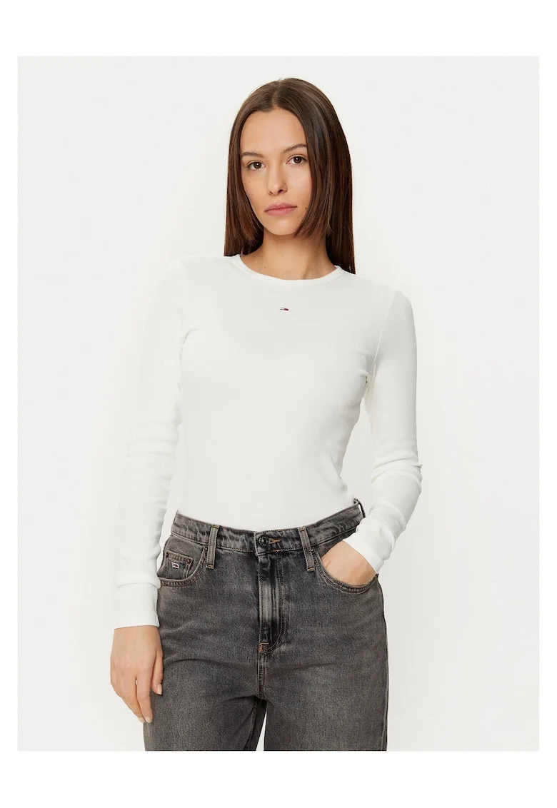 Bluza dama,  ecru, bumbac