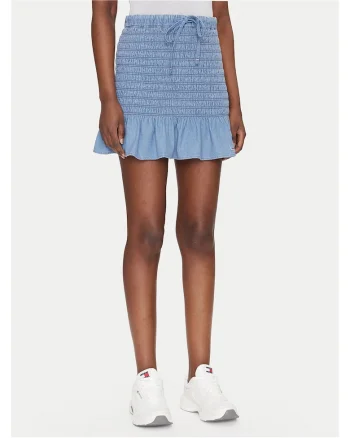Fusta mini dama  albastru, denim