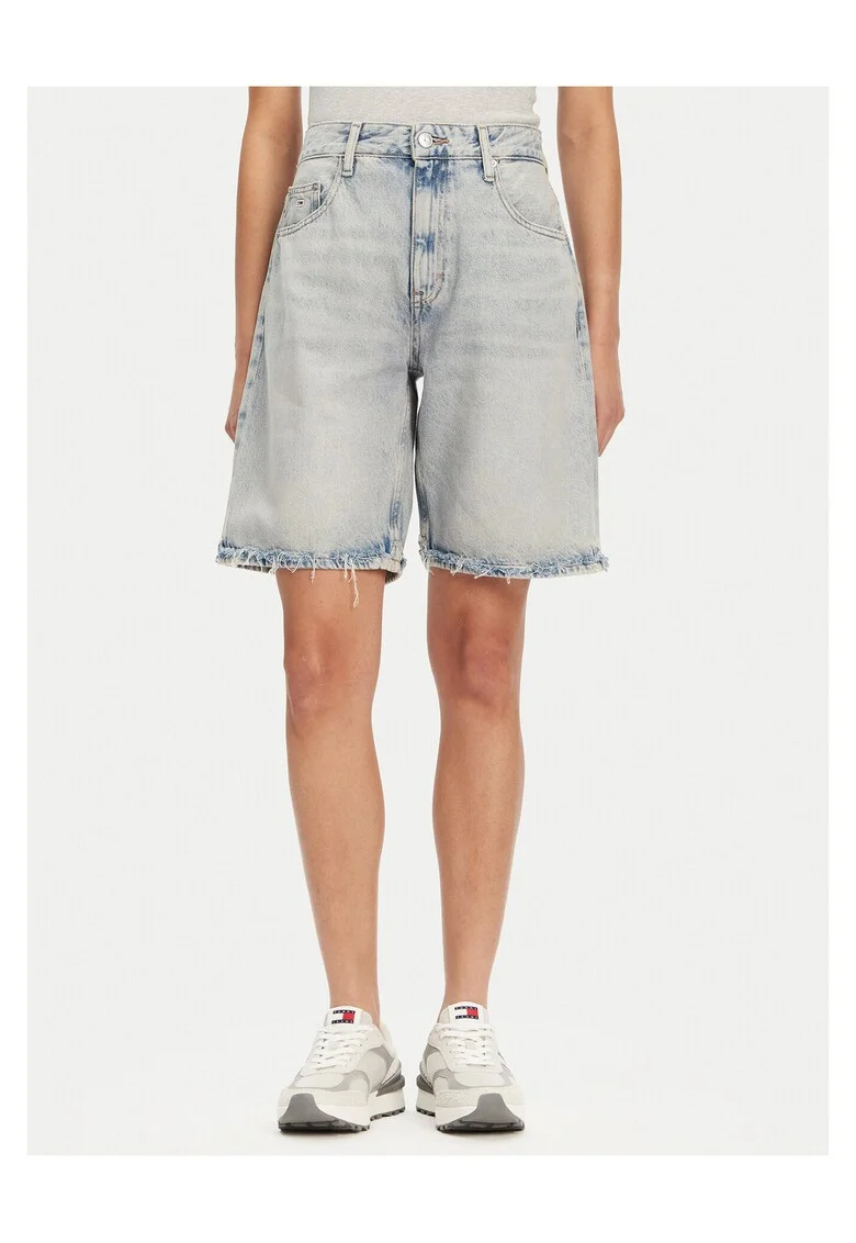 Pantaloni scurti din denim dama,  albastru deschis