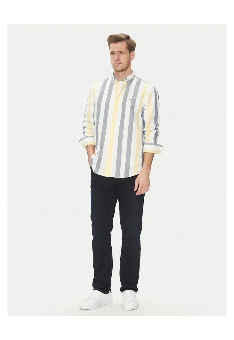 Blugi pentru barbati  bleumarin inchis, din denim