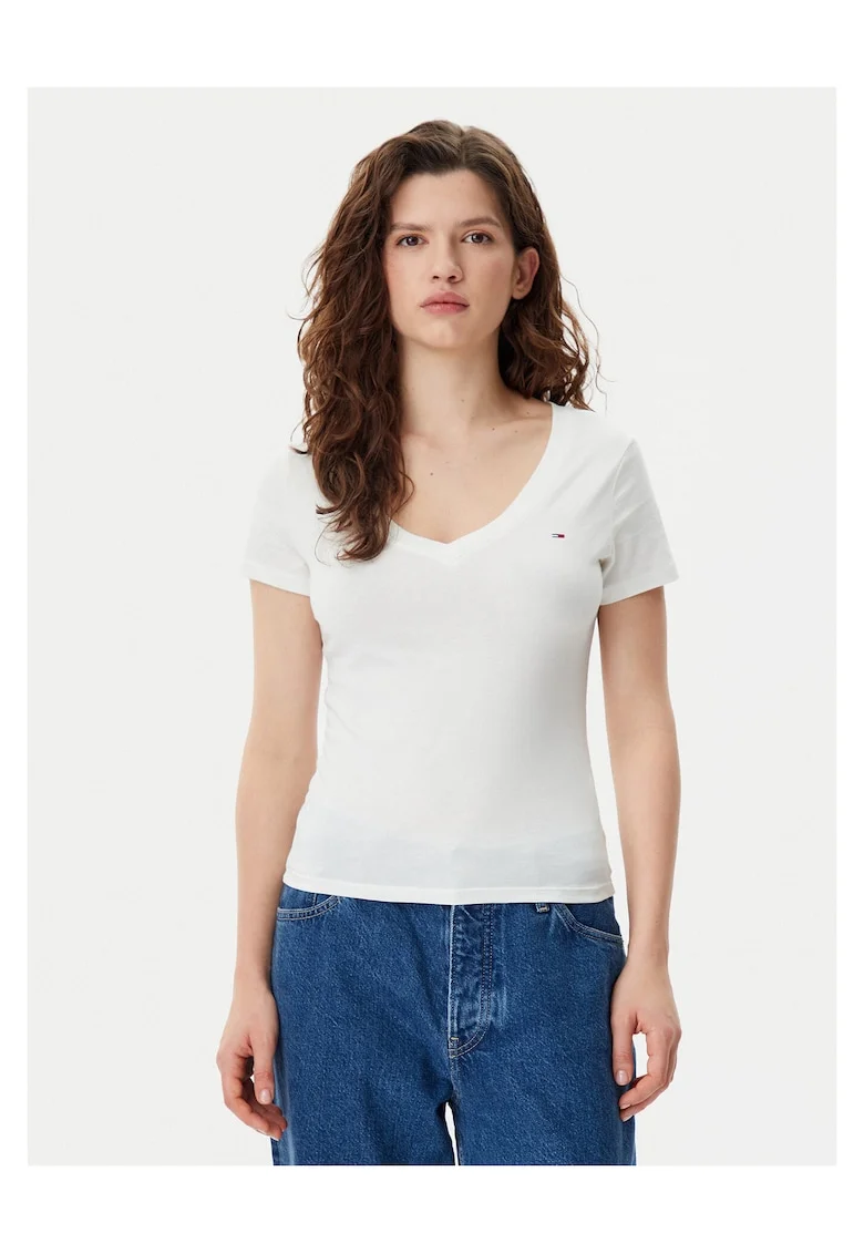 Tricou dama  alb,