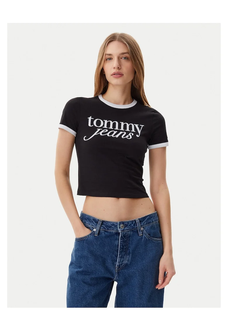 Tricou dama,  Negru/Alb