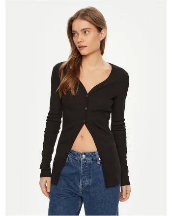 Cardigan dama  negru, pulover elegant