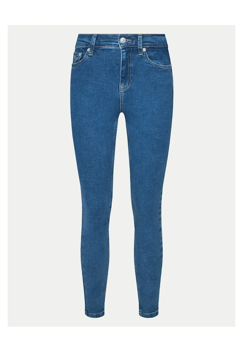 Blugi dama  albastru, skinny fit