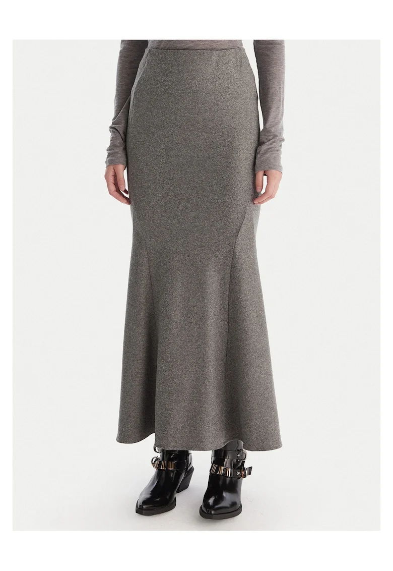 Fusta maxi  gri, femei