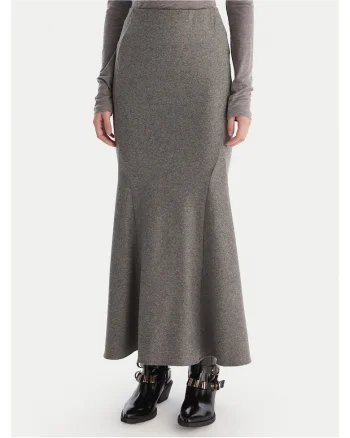 Fusta maxi  gri, femei