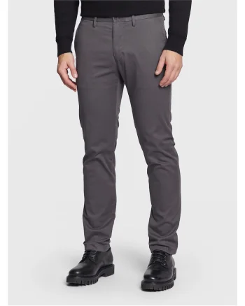 Pantaloni barbati,  gri, chino,