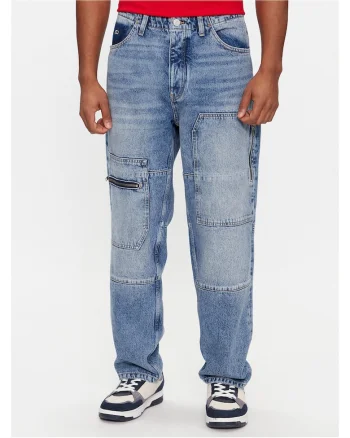 Blugi de barbati  albastru, denim, largi