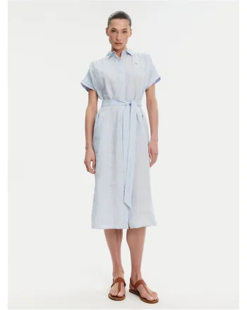 Rochie camasa pentru femei  albastru deschis,