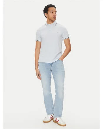 Blugi barbati  albastri deschis, din denim