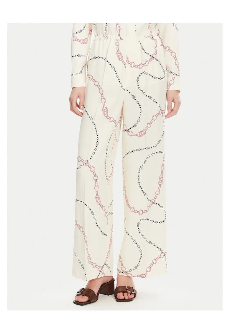 Pantaloni eleganti pentru dama,  alb