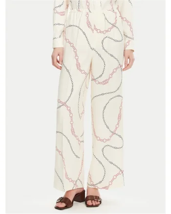 Pantaloni eleganti pentru dama,  alb