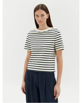 Tricou dama  ecru,