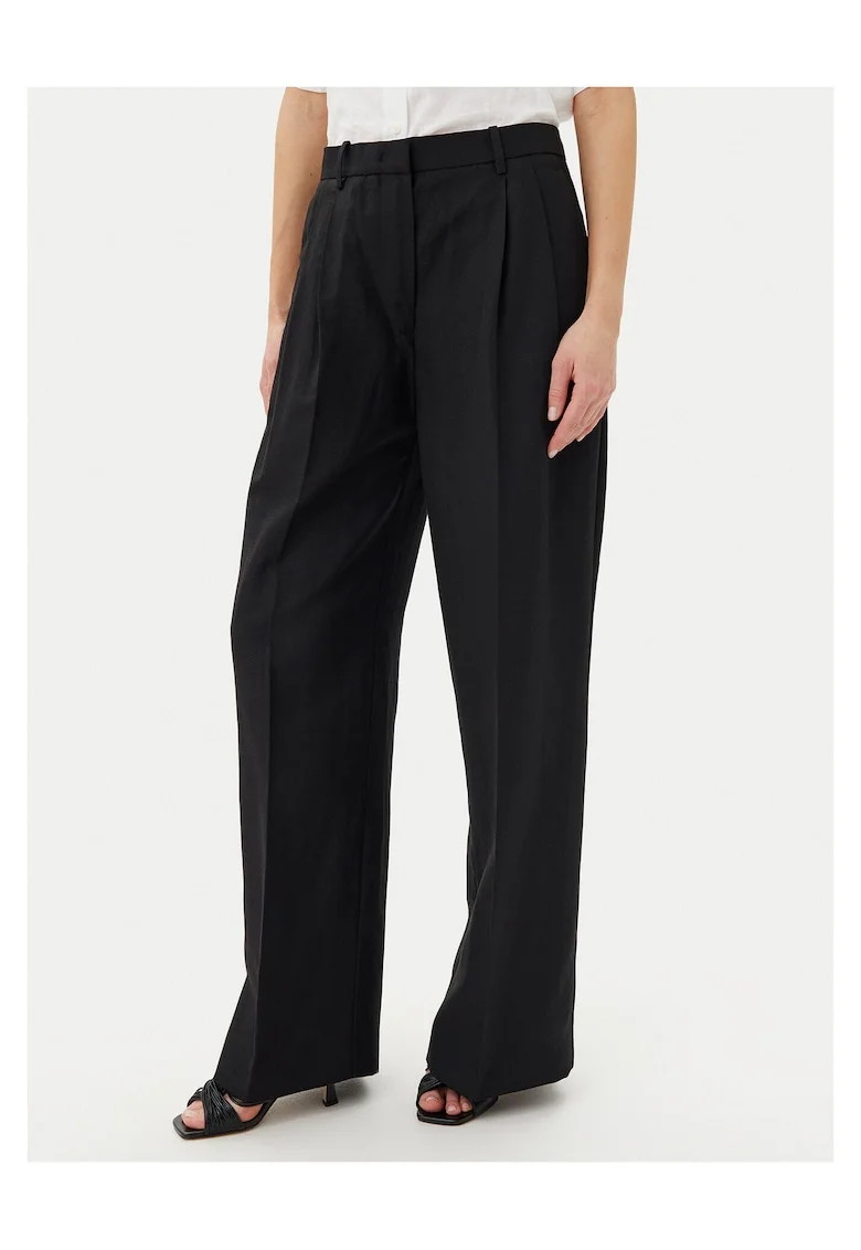 Pantaloni dama,  lungi, negru