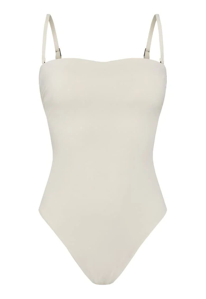 Costum de baie dama  bej, elastic