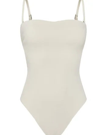 Costum de baie dama  bej, elastic