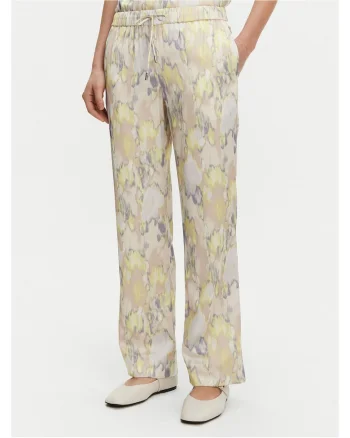 Pantaloni dama  largi, multicolor