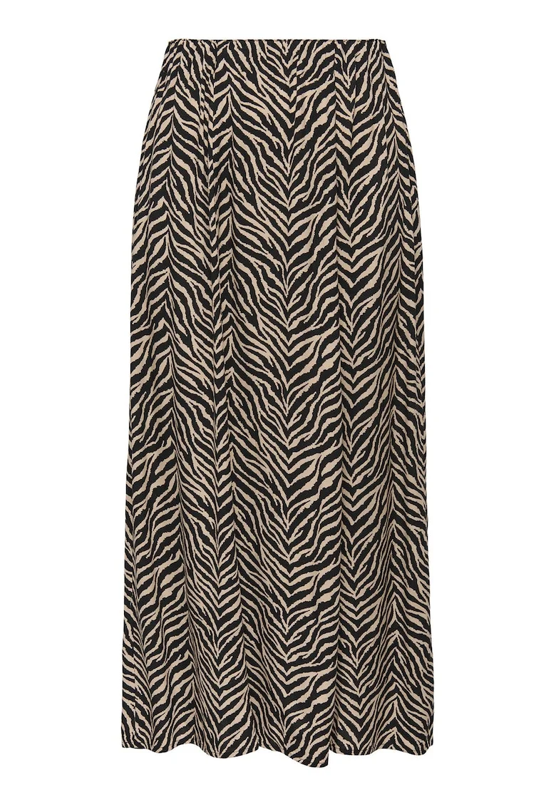 Fusta maxi dama  negru, maro, material usor