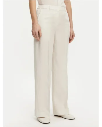 Pantaloni eleganti pentru dama  Palazzo, bej