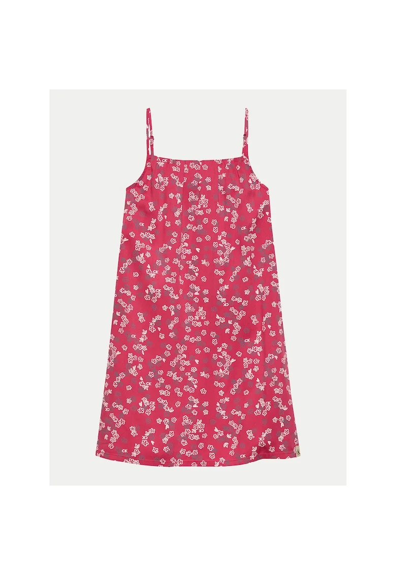 Rochie de vara,  Roz inchis, Floral