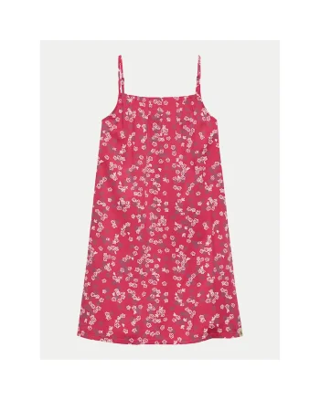 Rochie de vara,  Roz inchis, Floral