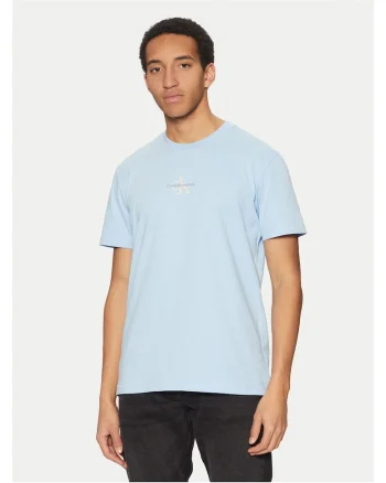 Tricou barbati  albastru deschis, bumbac,