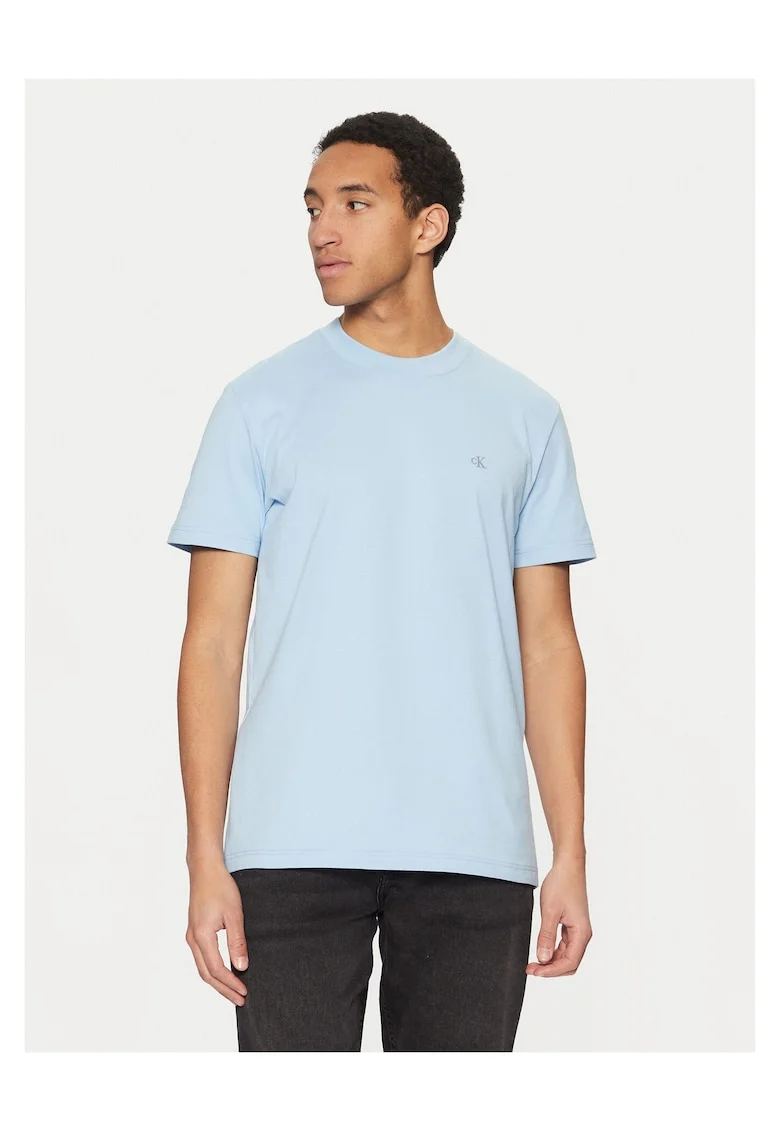 Tricou barbati  albastru deschis, bumbac,