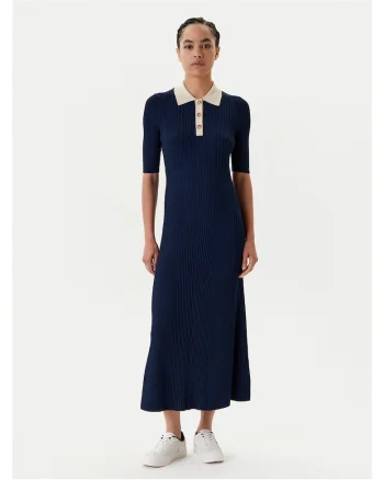 Rochie tricotata de dama  bleumarin