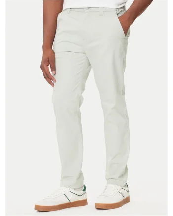Pantaloni barbati,  verde, chino