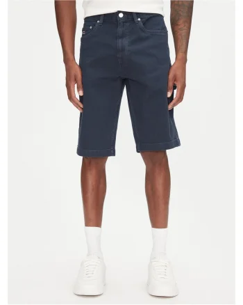 Pantaloni scurti barbati  bleumarin, tesatura