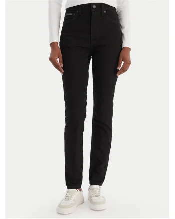 Blugi dama  mid-rise skinny, negru,