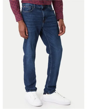 Blugi barbati  albastru inchis, denim
