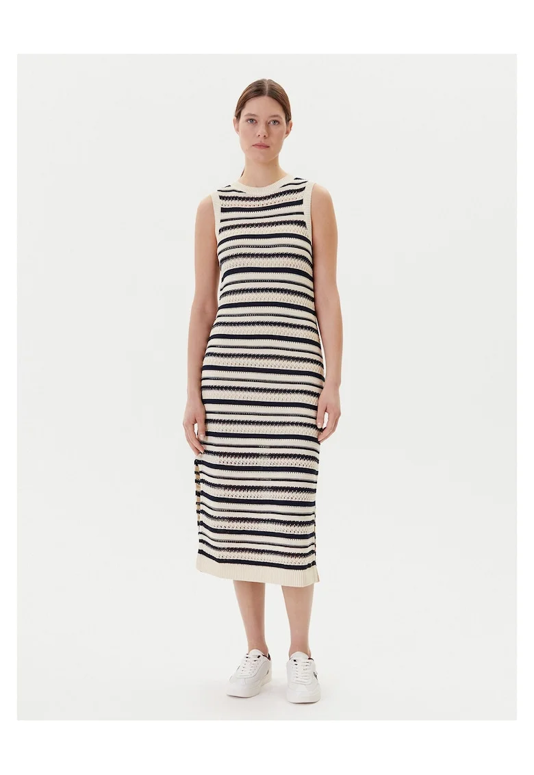 Rochie,  tricotata, bej