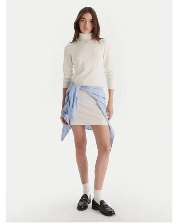 Rochie tricotata  ecru, pentru femei