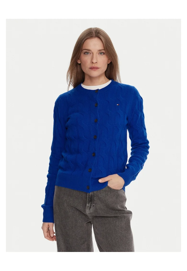 Cardigan dama  bleumarin, moale