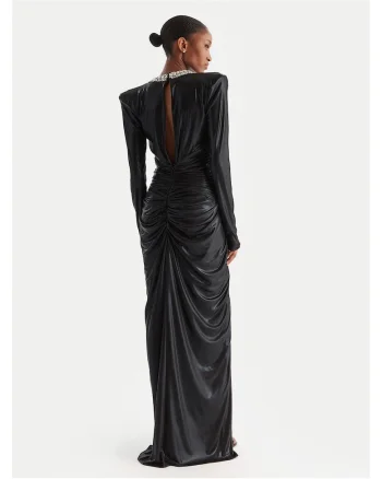 Rochie de seara dama  negru, maxi