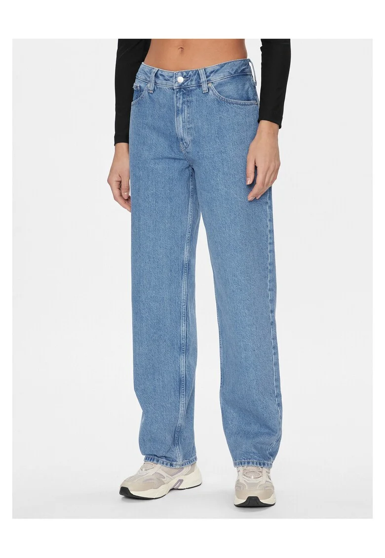 Blugi dama  90's Straight, Albastru