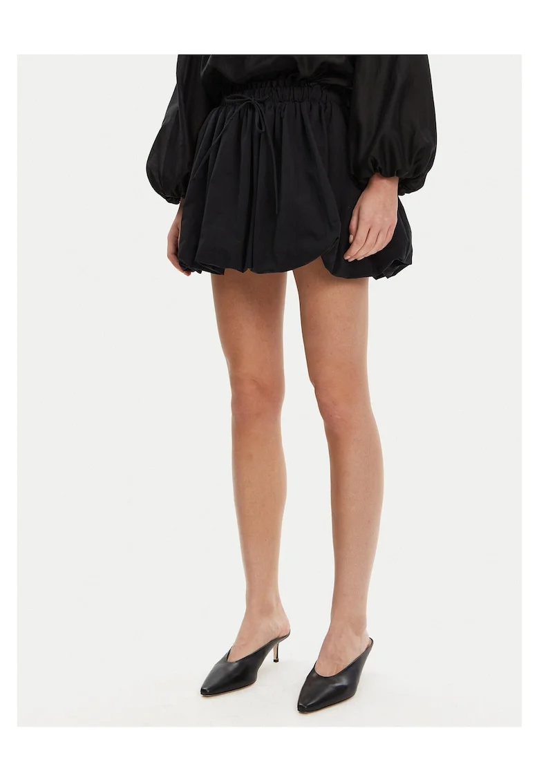 Fusta mini dama  negru, material elastic