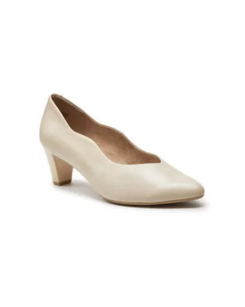 Pantofi dama  303662356, Piele naturala, Bej, Bej