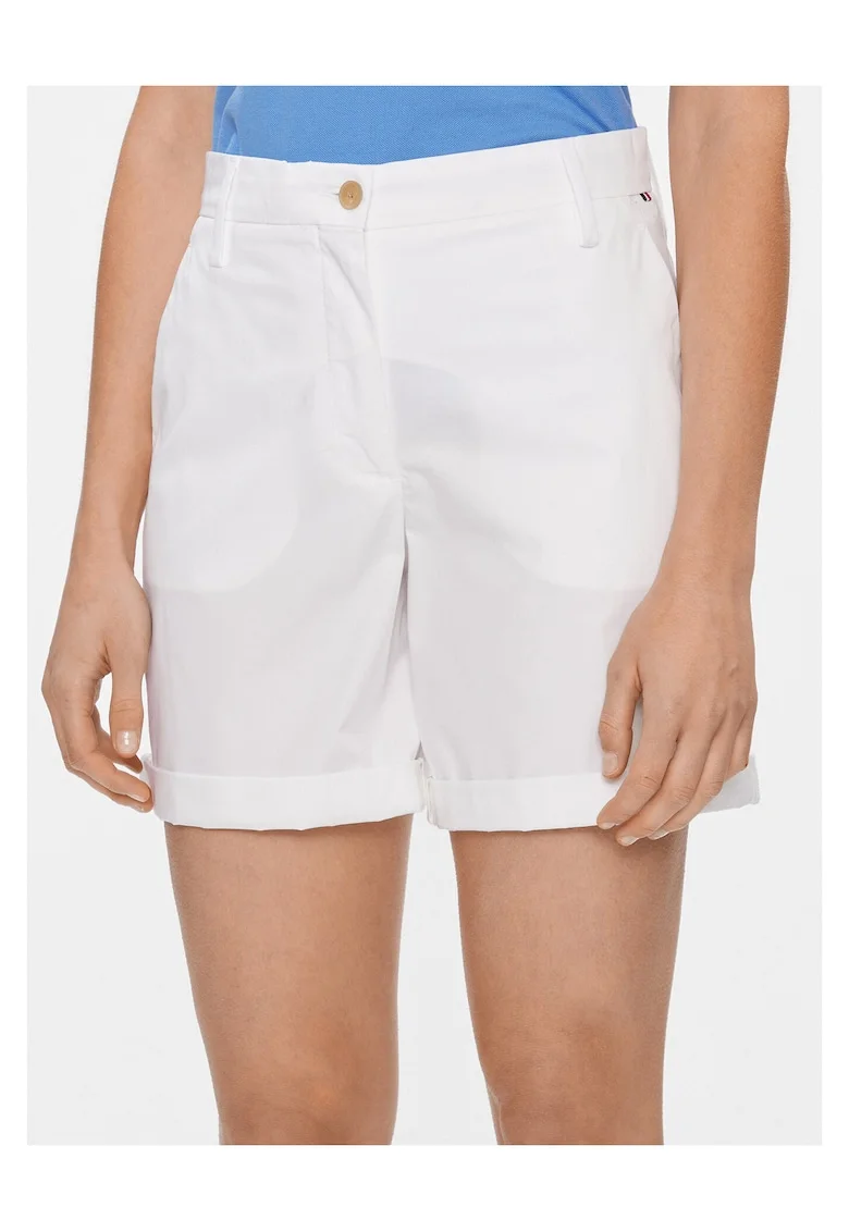 Pantaloni scurti pentru dama,  alb