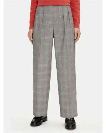 Pantaloni largi pentru dama  gri, textil