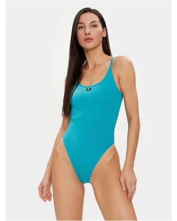 Costum de baie dama  albastru, Albastru